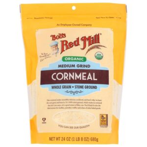 Bob'S Cornmeal Med Grind Organic 24 Oz
