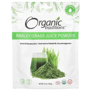 Organic Traditions Barley Grass Juice Powder 5.3 oz.
