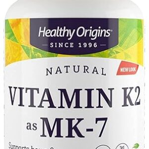 Healthy Origins Vitamin K2 As Mk-7 60 Veg Soft Gels