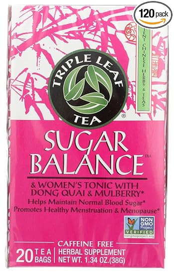 Triple Leaf Tea Sugar Balance Womens Tonic Tea 20 Bags