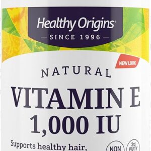 Healthy Origins Natural Vitamin E 120 Soft Gels