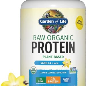 Garden of Life Raw Protein Formula Powder Vanilla 22 oz.
