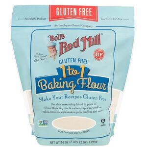 Bobs Red Mill Baking Flour 1-To-1, 44 OZ