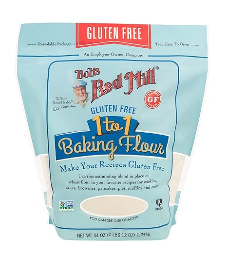 Bobs Red Mill Baking Flour 1-To-1, 44 OZ