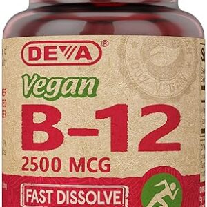 Deva Vegan Vitamins Vegan Sublingual B-12 90 Tabs