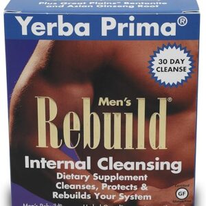 Yerba Prima Men's Rebuild Cleansing Program 3 Pc