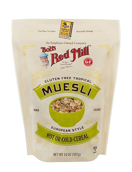 BOBS MUESLI TROPICAL GF 14 OZ
