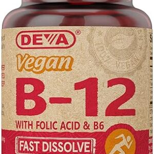 Deva Vegan B12 with Folic Acid & B6 Fast-Dissolve 90 Tablets