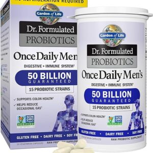 Garden of Life Once Daily Men's Probiotic 50 Billion (30 Count)