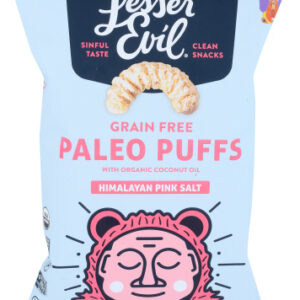 Lesserevil Paleo Puffs Himalayan Pink Salt 5 oz.