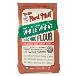 BOBS ORG WHOLE WHEAT FLOUR 5LB