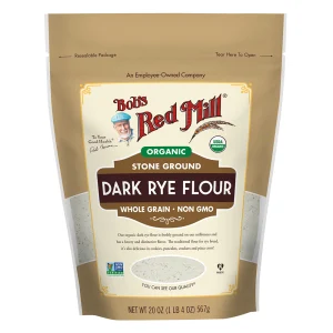 BOBS DARK RYE FLOUR ORG 20 OZ