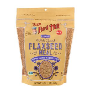 Bob'S Red Mill Premium Whole Ground Flaxseed Meal 16 Oz