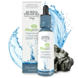 Buried Treasure Liquid Magtein Magnesium L-Threonate 2000mg 2Fl