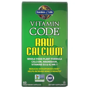 Garden of Life Vitamin Code Raw Calcium 60 Vegetarian Capsules