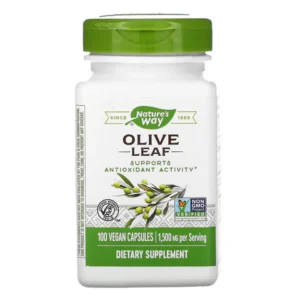 Nature's Way Olive Leaf 1500 Mg 100 Vegan Capsules (500 Mg Per Capsule)