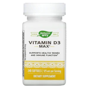 Nature's Way Vitamin D3 Max 5000 Iu 125 Mcg (240 Count)