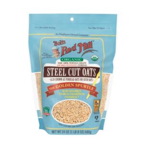 BOBS ORG STEEL CUT OATS 24 OZ