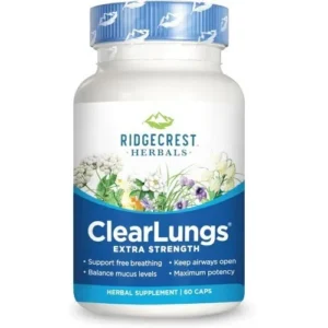Ridgecrest Herbals Clearlungs Extra Strength 60 Vegan Capsules