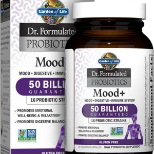 Garden of Life Probiotics Mood + 50 Billion (60 Count)