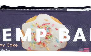 Evo Hemp Protein Bar 100% Usa Grown Hemp Great Tasting High Fiber Sustainably Sourced Paleo and Vegan Friendly Protein