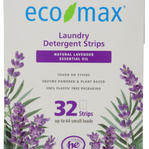 Eco Max Laundry Detergent Lavender strips  32 strips
