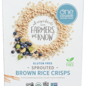 One Degree Cereal Rice Crisp Brn Or