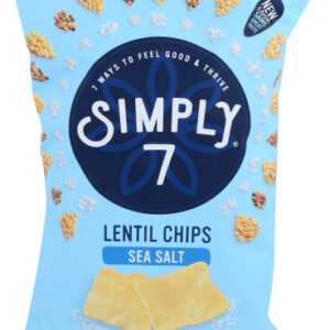 Simply 7 Lentil Chips Gluten Free Sea Salt 4 oz.