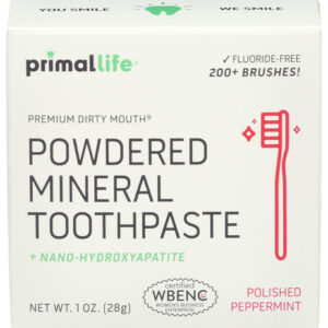 PRIMAL LIFE ORGANICS TOOTHPOWDER PEPPERMINT
