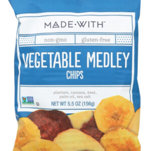 MADE WITH VEGETABLE MEDLEY CHIPS 5.5OZ