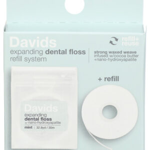 DAVIDS FLOSS DNTAL MNT W REFILL