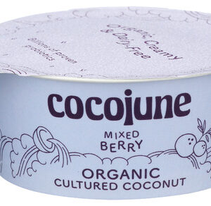 Cocojune coconut mixed berry yogurt 4oz