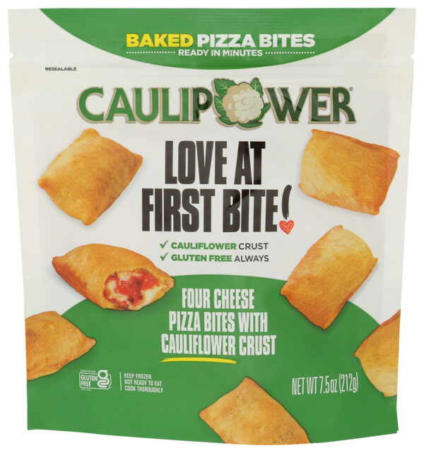 Caulipower Bites Pizza Four Cheese, 7.5 OZ.