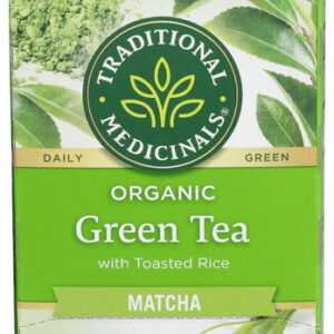 Traditional Medicine Green Tea Matcha Toasted Rice Teabags 16