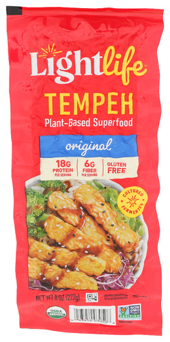 LIGHTLIFE TEMPEH SOY ORIG 8OZ