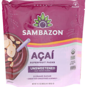 Sambazon Acai Unsweetened Superfruit Packs