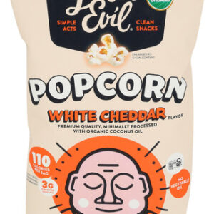 Lesser Evil Organic Popcorn White Cheddar