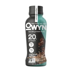 Owyn Protein Shake Size Cold Brew Coffee 12 oz.