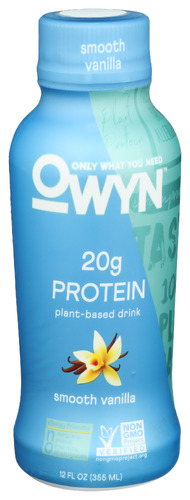 Owyn Protein Plant-Based Drink 12 oz. Smooth Vanilla