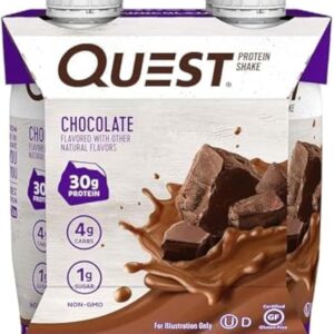 QUEST PROTEIN SHAKE CHOCLOLATE 4PKS
