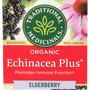 Traditional Medicinals Echinacea Plus Elderberry Organics 16 Teabags