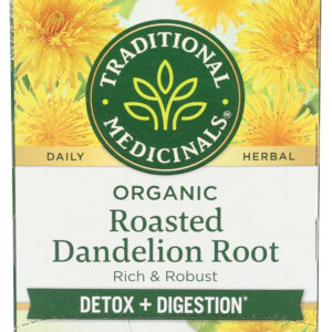 Traditional Medicinals Roasted Dandelion Root Organic 16 Teabags