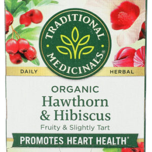 Traditional Medicinals Hawthorn Hibiscus 16 Teabags