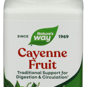 Natures Way Cayenne Pepper 40000 Hu 100Veg, 100 CP.