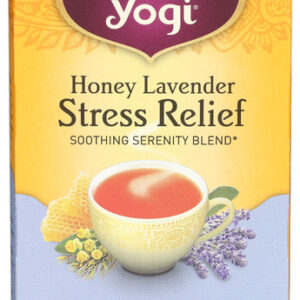 Yogi Tea Organic Honey Lavender Stress Relief Tea 16 tea bags
