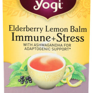 Yogi Elderberry Lemon Balm Immune And Stress 16 Teabags