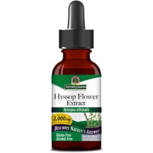 Nature's Answer Hyssop Alcohol Free 1 Oz