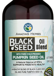 Amazing Herbs Black Seed Oil with Pumpkin Seed 8 oz.