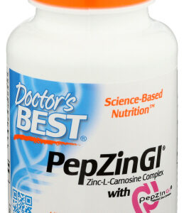 Doctor's Best Pepzin Gi Zinc Carnosine Complex 120 Veggie Caps