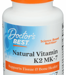 Doctor's Best Natural Vitamin K2 Mk-7 45 Mcg 60 Veggie Caps